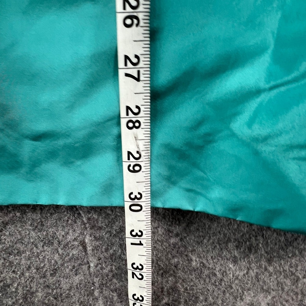 J Crew Audrey Dress Women 2 Green‎ Aqua Silk Tafetta Strapless Ruffle Cocktail - Picture 10 of 15